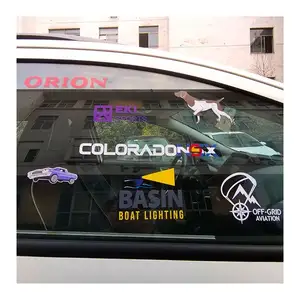 Custom High Quality Waterproof UV Resist Car Decal Car Lettering Stickers Vinyl Transfer Car Windshield Window Stickers
