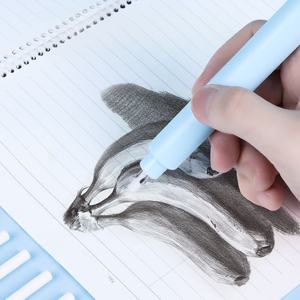 ZD9102 batterie rotative automatique de gomme de bureau de patte de <span class=keywords><strong>chat</strong></span> électrique pour l'esquisse et le <span class=keywords><strong>dessin</strong></span> effacement de <span class=keywords><strong>crayon</strong></span> de charbon de bois - Product Image 4