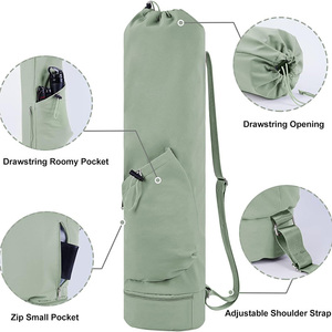 Ejercicio Yoga Mat Carrier Bolsa de almacenamiento multifuncional Mat Bag con bolsillo para botella de agua - Product Image 5