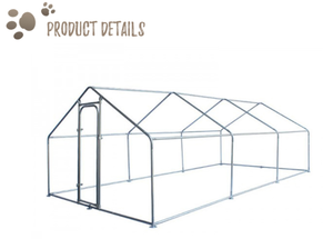 Bangke Metal çelik tavuk Run Coop döken tavşan Coop ördekler tavuk kümes Hencoop Barton güneşlik - Product Image 2