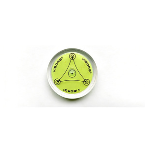 Высокоточный круговой пузырьковый уровень 40x10 мм с делениями 5'/6', зеленый, для геодезических работ, выравнивания оборудования и автодомов - Product Image 5