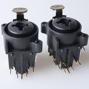 <span class=keywords><strong>XLR</strong></span> <span class=keywords><strong>Combo</strong></span> <span class=keywords><strong>Jack</strong></span> 6.35mm Femelle Montage Sur Panneau <span class=keywords><strong>Prise</strong></span> Microphone Connecteur Audio À Angle Droit - Product Image 6