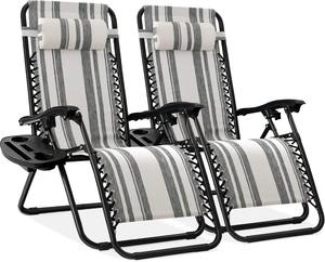 Atacado Personalizar Ajustável Aço Malha Zero Gravidade Lounge Camping Cadeira Recliners Travesseiros e Cup Holder - Product Image 1