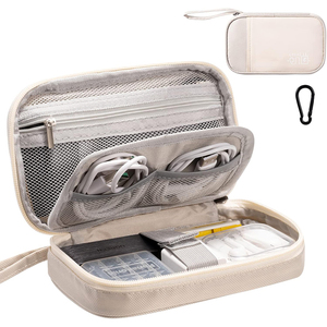 Electronics Organizer,Electronic Accessories Bag Travel Waterproof for iPad mini,Kindle, Hard <b>Drives</b>,Cables,Chargers - Product Image 1