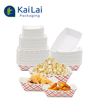 Vente en gros biodégradable personnalisé plateau de bateau à sushi en papier jetable plaque d'emballage de sushi plateau de nourriture de service en bateau