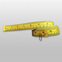 Ruban adhésif de mesure personnalisé en vinyle imperméable avec graduations en centimètres et en pouces, règle autocollante 100 cm/40 pouces 150 cm/59 pouces