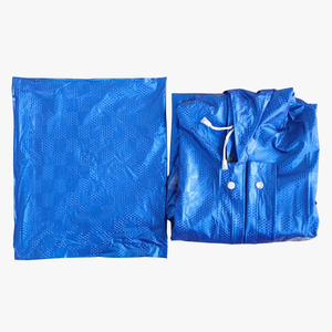 Combinaison de pluie imperméable intégrale avec capuche, légère et durable, en PVC enduit, pour hommes et femmes, utilisation en extérieur et cyclisme - Product Image 4