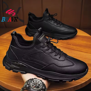 Nuevos Zapatos Deportivos Transpirables de Cuero, Impermeables, Ligeros y Antideslizantes, Zapatos de Moda para Caminar para Hombre - Product Image 5