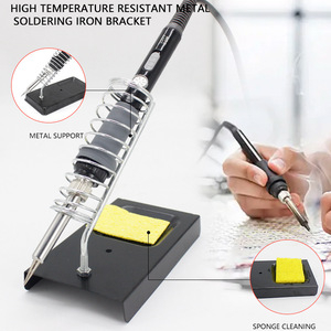 Kit de fer à souder à température réglable 200C-480C, chauffage en céramique, ensemble d'outils de réparation électronique domestique - Product Image 4