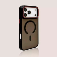 Coque Magnétique Mate Translucide pour iPhone 17 Pro Max 17 Air 13 14 15 16 Plus avec Chargement Sans Fil et Protection Rigide