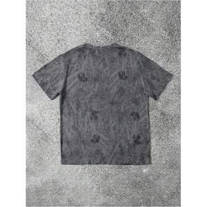 T-shirt camouflage personnalisé pour homme, manches courtes, imprimé feuille d'érable, style vintage, hauts d'été, streetwear - Product Image 3
