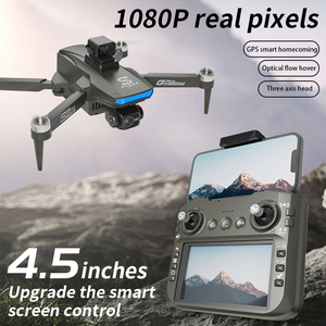 Dron <span class=keywords><strong>GPS</strong></span> Plegable S19 Pro <span class=keywords><strong>con</strong></span> <span class=keywords><strong>Cámara</strong></span> <span class=keywords><strong>1080P</strong></span>, Zoom 50x, Gimbal de 3 Ejes, Evitación de Obstáculos, Sin Escobillas, Pantalla de 1.5KM, Control Remoto - Product Image 2