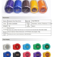 Jeu de jetons en plastique PP pour salles de Mahjong, ensemble complet pour jeux, divertissement, points de récompense, personnalisable, 24 jeux par boîte