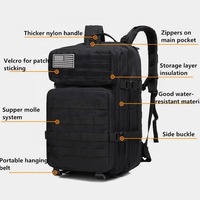 Grosir kustom Logo taktis pak penampung air tas ransel ransel dengan sistem MOLLE