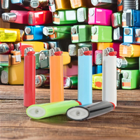 Briquets Jetables en Plastique Économiques à Logo Personnalisé, Design Classique, à Gaz et Silex pour Fumer et Accessoires de Camping