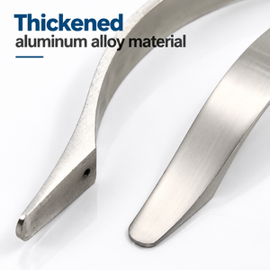 Modern Aluminum Cabinet <b>Handles</b> Silver Furniture Pulls for Wardrobe Drawer Kitchen Cupboard - Product Image 4
