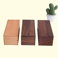 Boîte en bois de haute qualité de style rétro avec couvercle coulissant, idéale pour les cadeaux, les loisirs créatifs, les souvenirs et la décoration.