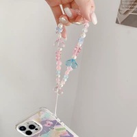 Muñequeras promocionales para mujer, bolso de mano, correa para llavero, cordón personalizable para teléfono móvil con llavero, Idea de regalo para niñas