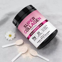Poudre de Collagène Super Premium Végétal Éclaircissant Types I et III Boisson avec Vitamines pour Peau Cheveux Ongles Articulations