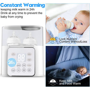 Calentador <span class=keywords><strong>de</strong></span> <span class=keywords><strong>Biberones</strong></span> 4 en 1 con Panel Inteligente LED, Pantalla <span class=keywords><strong>de</strong></span> Visualización, <span class=keywords><strong>Esterilizador</strong></span> Eléctrico Avanzado para 2 <span class=keywords><strong>Biberones</strong></span> - Product Image 2