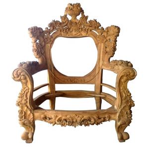 ชุดโซฟาไม้สักแกะสลักยังไม่เสร็จสำหรับห้องนั่งเล่น สำหรับใช้ในบ้านหรืออพาร์ตเมนต์ เฟอร์นิเจอร์สำหรับใช้ทั่วไปในบ้าน - Product Image 2