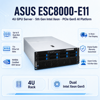 Serveur GPU en rack 4U ESC8000-E11, double socket, 8 GPU, 11 emplacements PCIe 5.0, 32 DIMM, 8 baies pour l'IA, l'apprentissage profond et le calcul haute performance