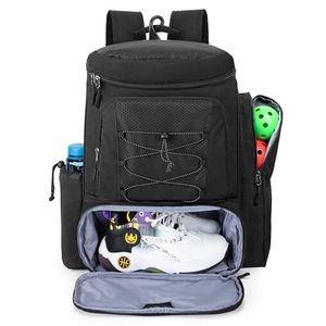 Portable Waterproof Pickleball Padel <b>Racket</b> <b>Bag</b> with Shoe Pocket Free Sample Made of Durable Polyester - Product Image 2