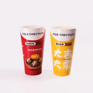 Customized Takeout Popcorn Nuggets Wings Boxes Container Fast Food Packaging Disposable