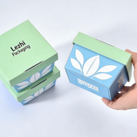 Boîtes à frites en papier recyclé imprimées sur mesure, emballages pour hamburgers et fast-food, contenants à emporter, boîtes alimentaires