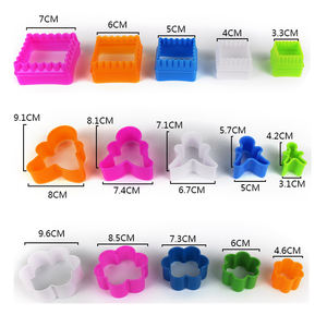 Sıcak satış 5 adet renkli farklı şekiller kek kalıp Bakeware seti araçları - Product Image 4