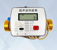 Ultrasonic Brass Heat Meter RS485 High-precision +/-2% Accuracy Low-power Consumption DC24V Supported DN15 High-quality CE MID