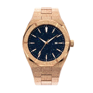 Low Moq Japan Frosted Gold Stainless Steel Men's Watches <b>Automatic</b> Mechanical Luxury Brand <b>Chronograph</b> <b>Automatic</b> Watch - Product Image 2