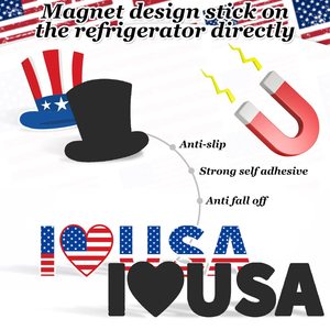 Pegatina Magnética Decorativa Patriótica DAMAI, Calcomanías para Puerta con Bandera Americana del 4 de Julio, para Decoración del Hogar y Artículos para Fiestas del Día de la Independencia - Product Image 3