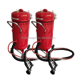 Machine de sablage compacte automatique de 28 gallons pour l'élimination de la rouille et de l'huile, avec retour de sable et abrasifs, utilisant des perles de verre de corindon brun grenat - Product Image 1