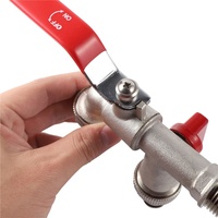 Raccord de remplacement pour robinet de jardin IBC Tank S60X6 1/2\", vanne, adaptateur de tuyau pour réservoir d'eau