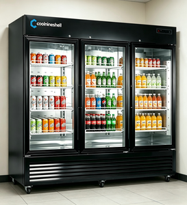 <span class=keywords><strong>Frigorifero</strong></span> Verticale Commerciale <span class=keywords><strong>a</strong></span> Tre Porte in <span class=keywords><strong>Acciaio</strong></span> Inox, Vetrina Refrigerata <span class=keywords><strong>a</strong></span> Temperatura Singola con Display Digitale - Product Image 3