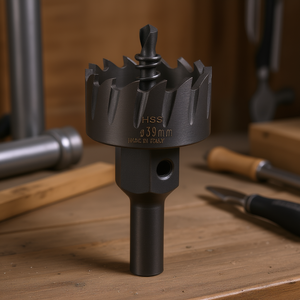 Lame de scie cloche HSS Ttake 39 mm pour la découpe du bois et du métal, fabriquée en Italie - Product Image 3