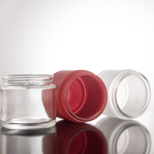 Pot de crème cosmétique en verre de luxe transparent givré de 120g emballage de soins de la peau avec logo personnalisé bouteille de gommage pour le visage de 4oz verre personnalisé - Product Image 6