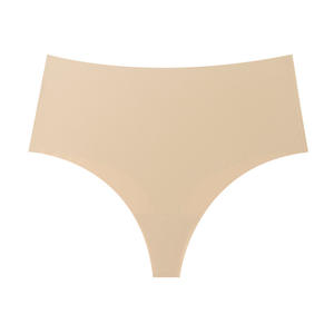 Tanga Deportiva Sin Costuras de Cintura Alta 100% Algodón para Mujer, Bragas Transpirables Estilo Hipster Tallas S-XL, Leggings de Punto, Suministro ODM - Product Image 5