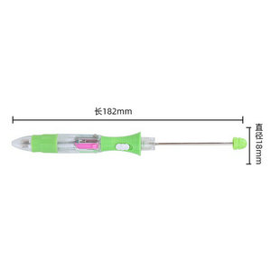 Four <strong>Color</strong> Light <strong>Pen</strong> Visible Transparent DIY Beaded Ballpoint <strong>Multi</strong> Function Student Gift Ready Stock Wholes - Product Image 5