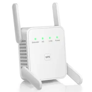 Repetidor de wi-fi sem fio, extensor de alcance de banda dupla para sinal, amplificador e impulsionador