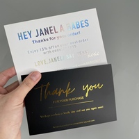 Carte de remerciement de luxe personnalisée, logo estampé à chaud, carte postale imprimée sur mesure, carte de vœux de Noël, carte d'invitation