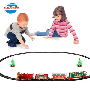 Christmas Gifts Electric <strong>Train</strong> <strong>Track</strong> Toy <strong>Set</strong> With <strong>Track</strong> With Light for Kids - Product Image 3