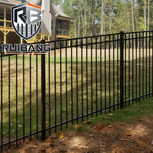 Valla de Acero Personalizada Ruibang con Postes y Puertas para Contratistas de EE. UU. y Canadá - Product Image 6