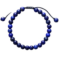 Bracelet en perles minimaliste euro-américain japonais-coréen poignet en pierre naturelle fait à la main Mala Design géométrique cadeau à la mode classique