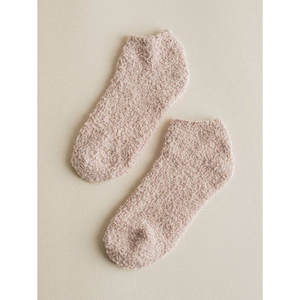 Monfoot Chaussettes de nuit marron pour femme Taille personnalisable Longue longueur brodée de dessins animés rayés et personnages pour l'hiver - Product Image 1