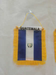 Banderas colgantes de espejo retrovisor <span class=keywords><strong>BURUNDI</strong></span> satinado personalizadas - Product Image 2