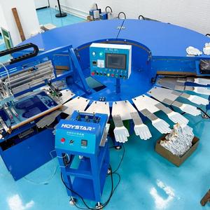 Găng tay tự động chấm chấm máy để áp dụng PVC để Bông găng tay logo máy in chống trượt PVC găng tay Silicone máy in - Product Image 2