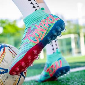 Zapatos de Fútbol para Niños, Botas de Fútbol Deportivas con Tacos Largos, de Caña Alta, para Estudiantes, para Entrenamiento en Interiores y Exteriores - Product Image 3