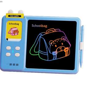 Desain baru kartu pendidikan mesin pembelajaran mainan <span class=keywords><strong>2</strong></span> in 1 elektronik gambar papan Lcd untuk alat melukis untuk anak-anak - Product Image 2